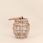 Lanterne bois et verre 21cm pour déco | Hashtag Déco