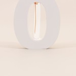 Lot de 2 vases forme O 12cm verre bleu | Hashtag Déco
