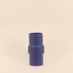 Vase tube rond 20cm en verre transparent | Hashtag Déco