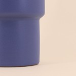 Vase tube rond 20cm en verre transparent | Hashtag Déco