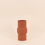 Vase tube rond 20cm en verre transparent | Hashtag Déco