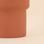 Vase tube rond 20cm en verre transparent | Hashtag Déco