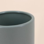 Vase tube rond 20cm en verre transparent | Hashtag Déco