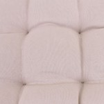 Lot de 4 galettes de chaises coton beige 40x40cm | Hashtag Dé