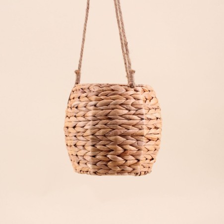 Set de 2 cache-pot suspendu jonc de mer naturel | Hashtag Déco