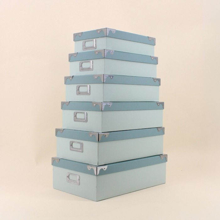 Set de 6 boites en bois blanches élégantes | Hashtag Déco