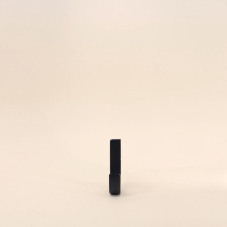 Lot de 4 patères minimalistes bois noires | Hashtag Déco