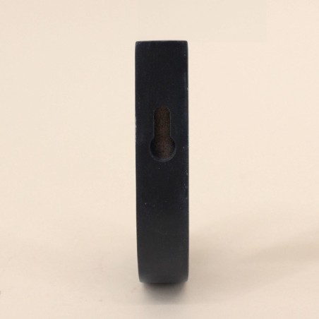 Lot de 4 patères minimalistes bois noires | Hashtag Déco