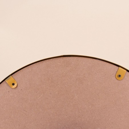 Horloge ronde métal doré 40cm élégante | Hashtag Déco