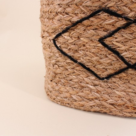 Panier rectangulaire fibres naturelles beige | Hashtag Déco