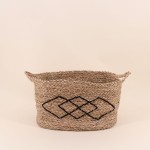 Panier rectangulaire fibres naturelles beige | Hashtag Déco