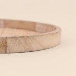 Set de 2 plateaux ronds cannage naturel | Hashtag Déco