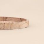 Set de 2 plateaux ronds cannage naturel | Hashtag Déco