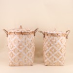 Paniers à linge bambou 48/51cm naturel | Hashtag Déco