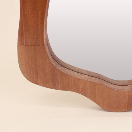 Miroir organique bois naturel 50x30cm | Hashtag Déco