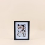 Set 3 cadres bois blanc + étagère 45cm | Hashtag Déco