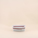 Lot de 3 paniers en corde blanc rouge | Hashtag Déco