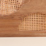 Set de 2 caisses bois et rotin naturel | Hashtag Déco