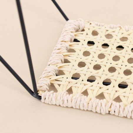 Étagère hexagonale bois blanc 20x25cm | Hashtag Déco