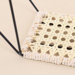 Étagère hexagonale bois blanc 20x25cm | Hashtag Déco