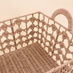Set de 3 paniers tressés naturels beige | Hashtag Déco