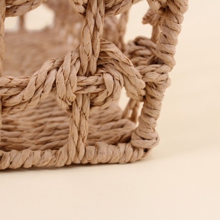 Set de 3 paniers tressés naturels beige | Hashtag Déco