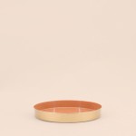 Set de 3 plateaux ronds bois colorés originaux | Hashtag Déco