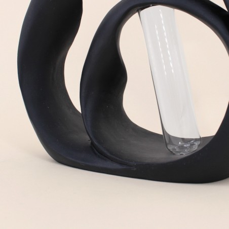 Vase soliflore en résine naturel 22cm | Hashtag Déco