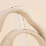 Vase soliflore en résine naturel 22cm | Hashtag Déco