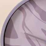 Horloge ronde zébrée 30cm bois marron beige | Hashtag Déco