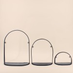 Set de 3 étagères murales métal noir | Hashtag Déco
