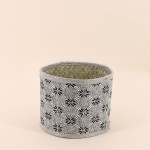 Set de 2 paniers en osier beige à motifs | Hashtag Déco
