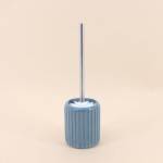 Brosse wc en résine bleue élégante | Hashtag Déco