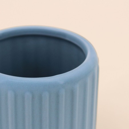 Gobelet en résine bleue 9cm, design élégant | Hashtag Déco