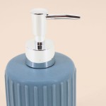 Distributeur de savon résine bleu 17cm | Hashtag Déco