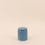 Pot en résine bleue 10cm pour intérieur | Hashtag Déco
