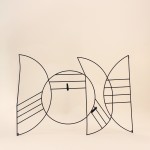 Pêle-mêle métal noir 60x40cm élégant | Hashtag Déco