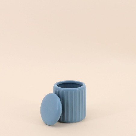 Set accessoires salle de bain résine bleue | Hashtag Déco