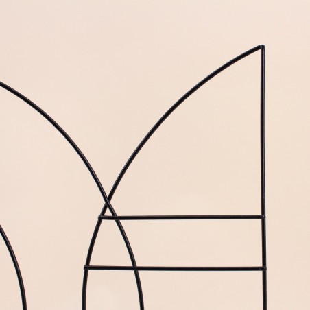 Pêle-mêle métal noir 60x40cm élégant | Hashtag Déco