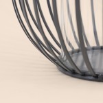 Lanterne ronde en métal filaire noir | Hashtag Déco