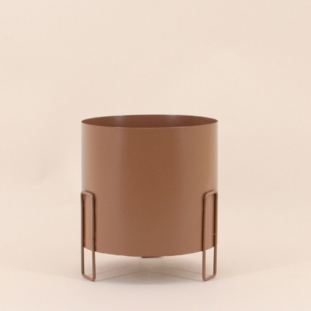 Lot de 3 cache-pots métal coloré 16,5cm | Hashtag Déco