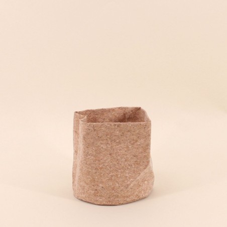 Panière en liège naturel 15x16cm | Hashtag Déco
