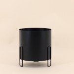 Lot de 3 cache-pots métal coloré 16,5cm | Hashtag Déco