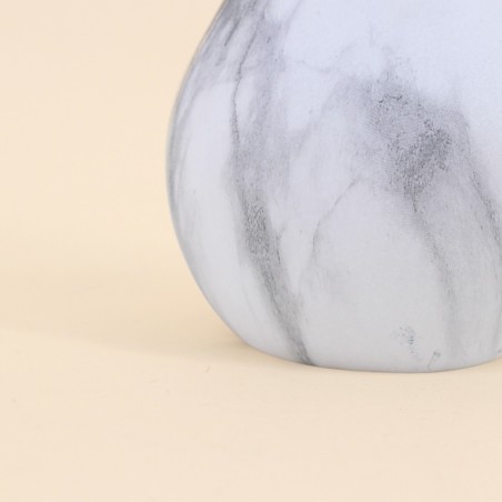 Objet déco poire marbre blanc 12cm | Hashtag Déco
