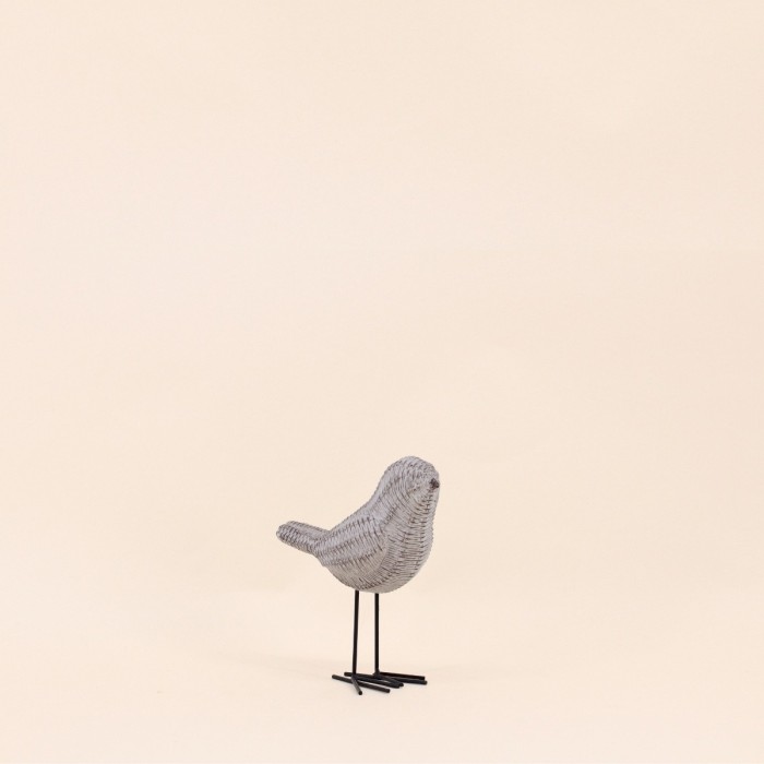 Objet déco oiseau polyrésine 14cm vert | Hashtag Déco