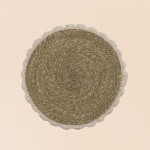 Sets de table fibres naturelles beige 35cm | Hashtag Déco