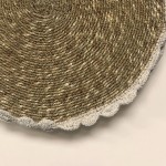 Sets de table fibres naturelles beige 35cm | Hashtag Déco