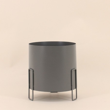 Lot de 3 cache-pots métal coloré 16,5cm | Hashtag Déco