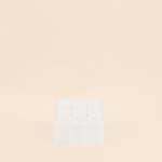 Set de 3 accessoires en bambou blanc pour salle de bain | Hashtag Déco
