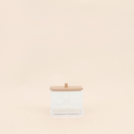 Set de 3 accessoires en bambou blanc pour salle de bain | Hashtag Déco